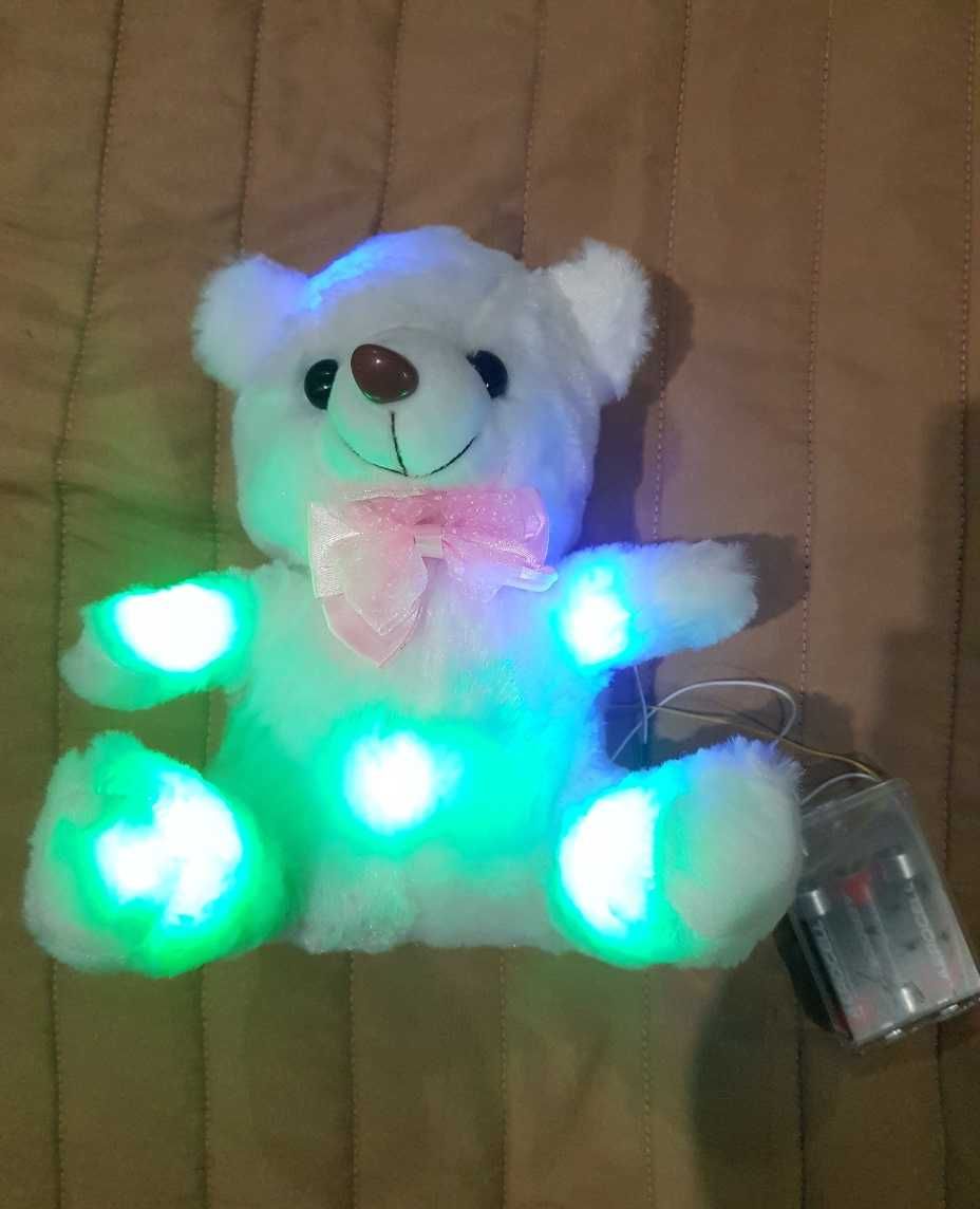 urso peluche com luz