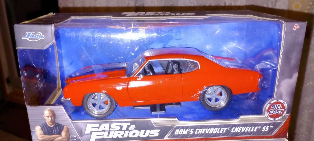 Jada model Chevy Chevelle Ss Szybcy I Wściekli Fast  Furious 1:24 nowy