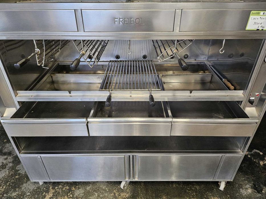 Grelhador a gás para frangos