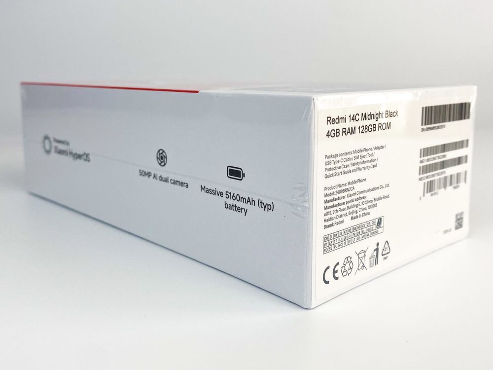 Xiaomi Redmi 14С 4/128gb Midnight Black Новий / Глобальна Версія