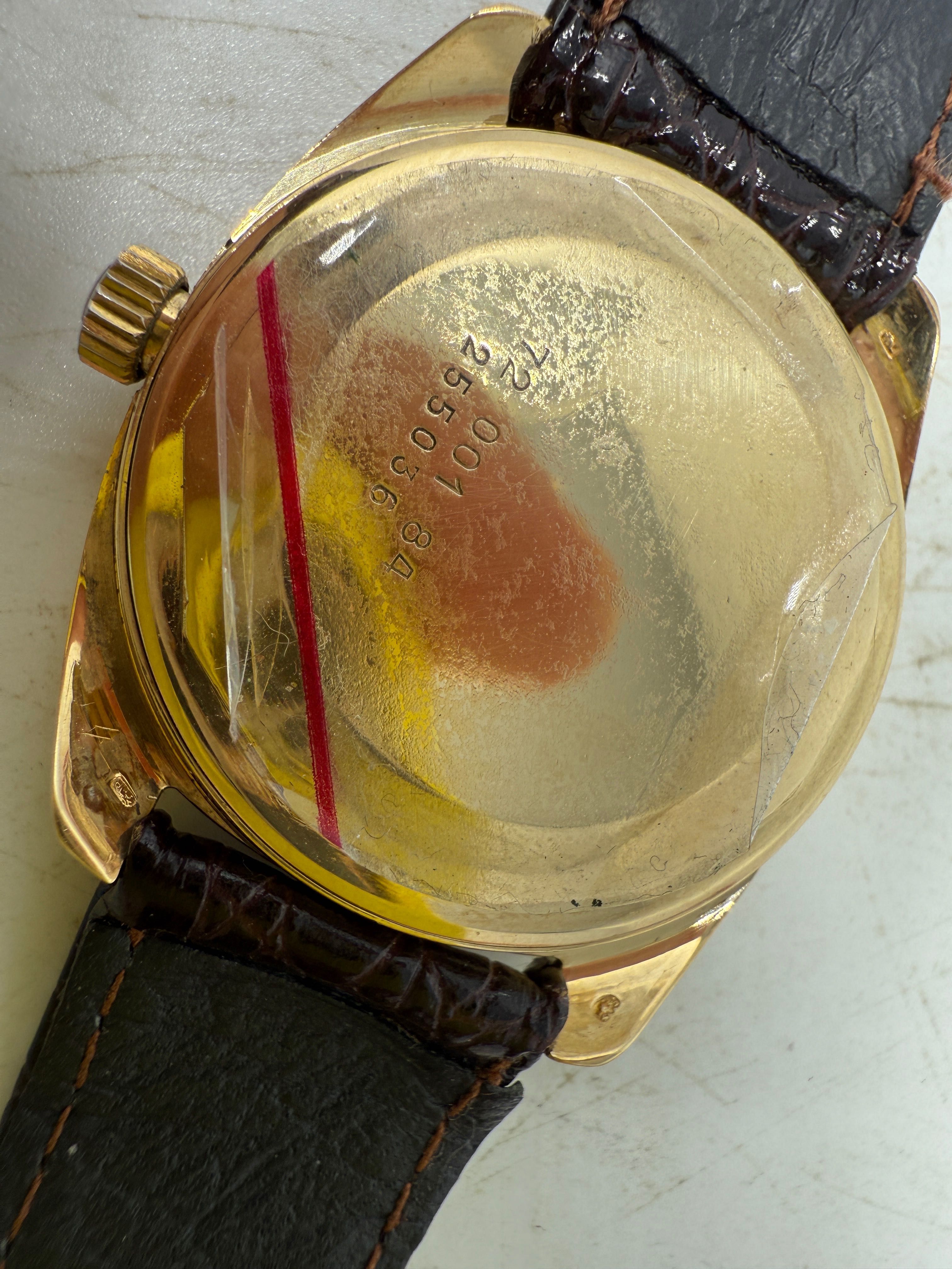 Złoty zegarek Doxa automatic złoto próba 750