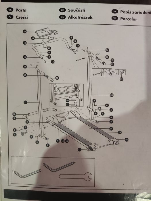 Bieżnia treningowa składana trening mechaniczna magnetyczna