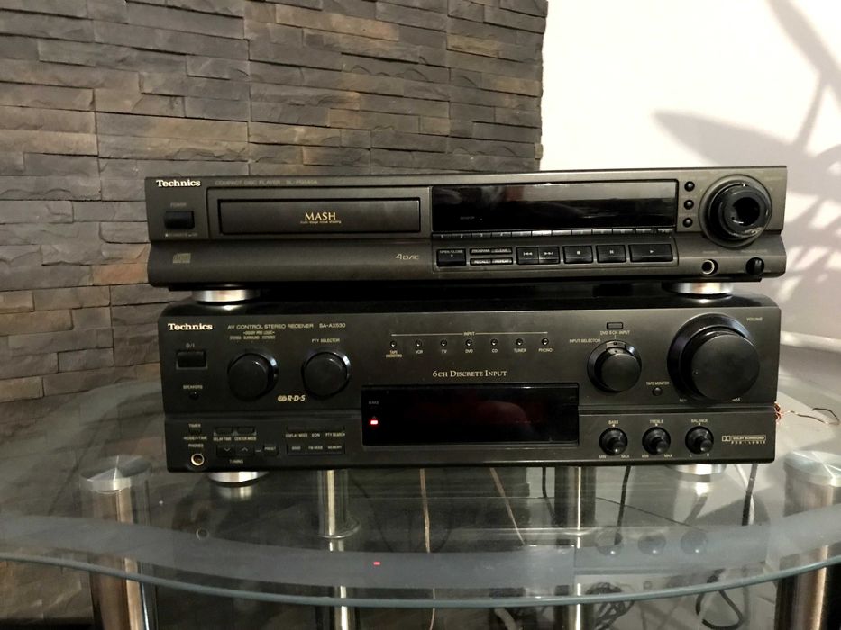 sprzedam amplituner technics sa-ax530 oraz cd sl-pg540a