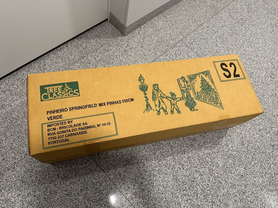 Arvore de Natal Pinheiro Springfield - 150cm - como nova