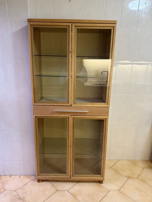 Louceiro bege com gaveta