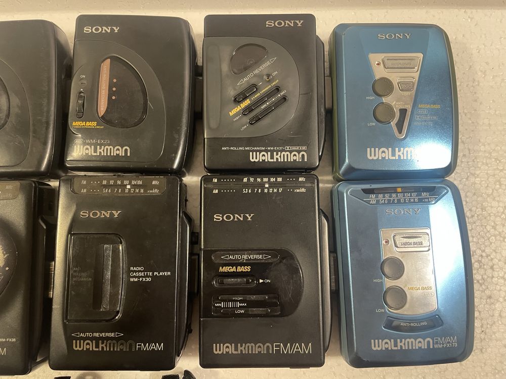 Vários Walkman Sony, Sanio, Casio, Toshiba