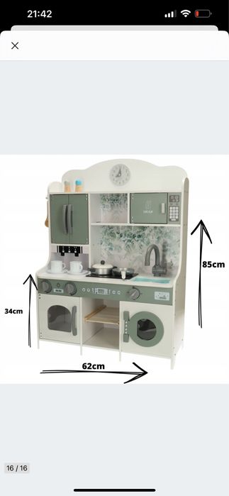 Drewniana kuchnia dla dzieci