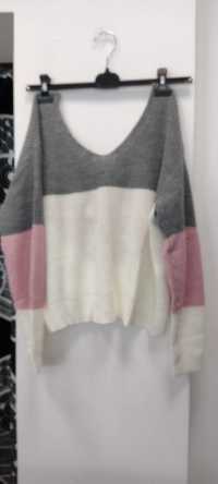 Sweter damski trzy kolory r. 36/S