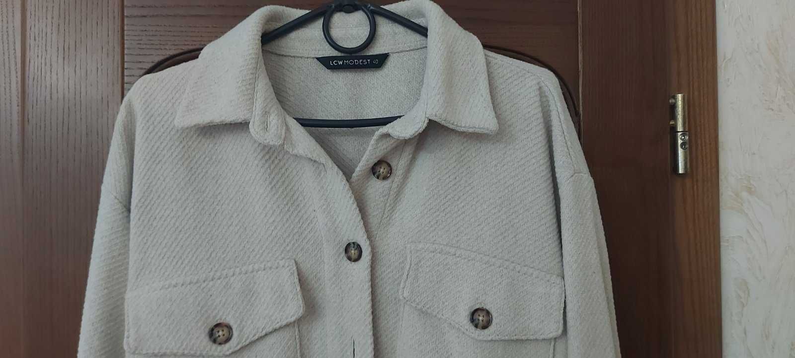 Піджак-сорочка ,  кардіган р 40, жіночий, оверсайз.