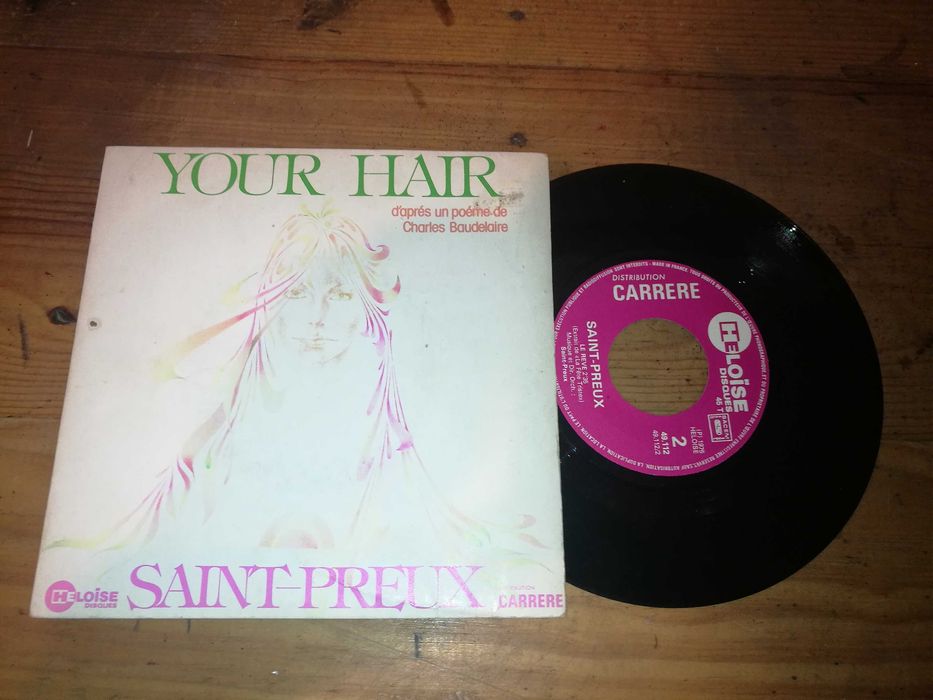 SAINT PREUX - Your Hair (Ed Francesa - 1975) SINGLE