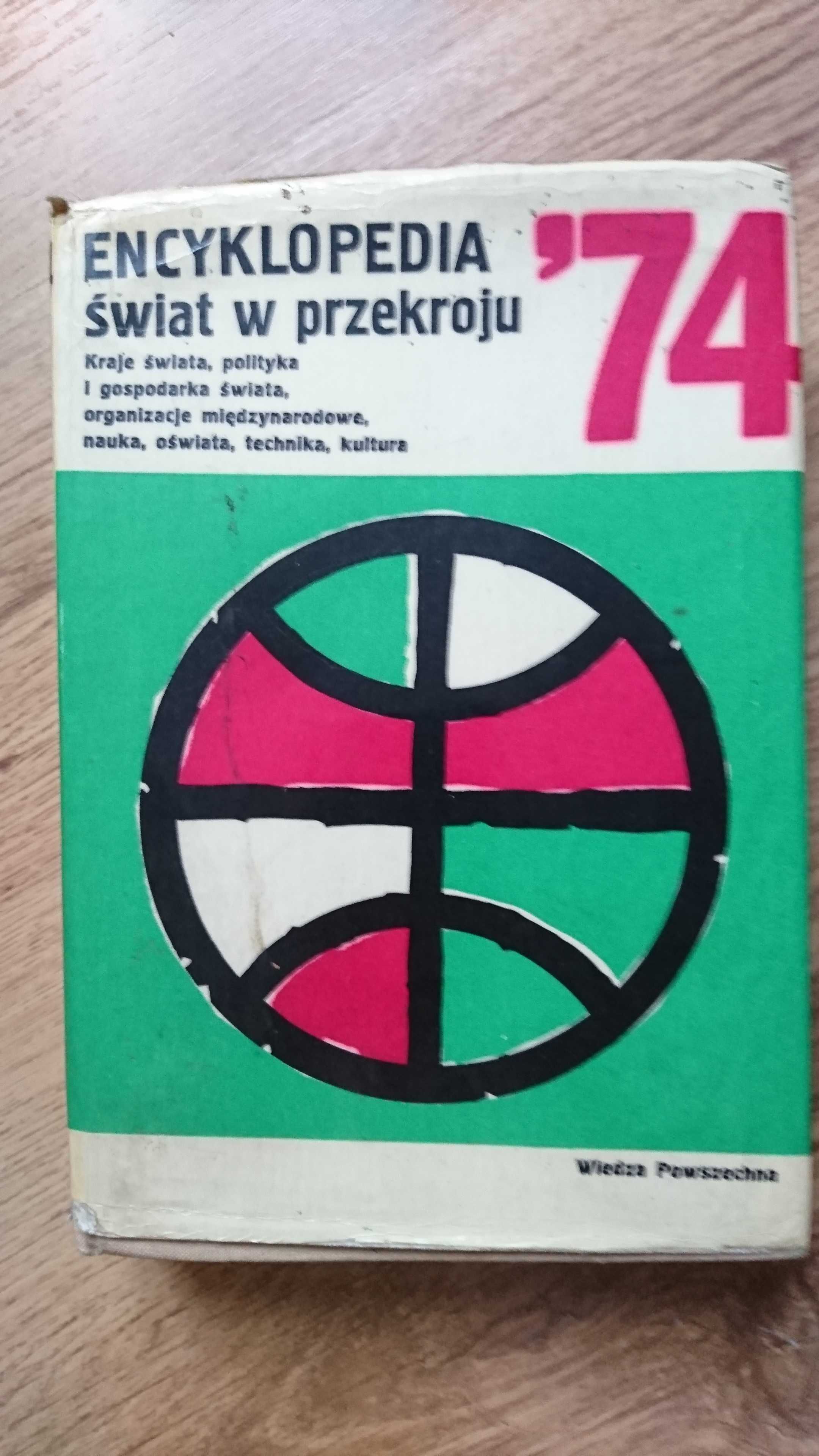 książka Encyklopedia świat w przekroju 1974