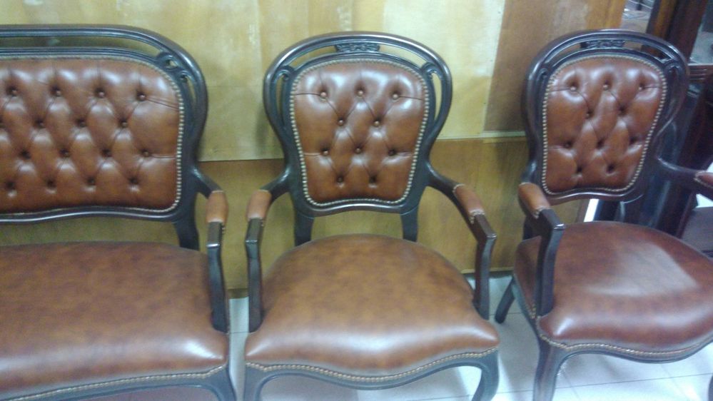 Conjunto sofás Vintage NOVOS