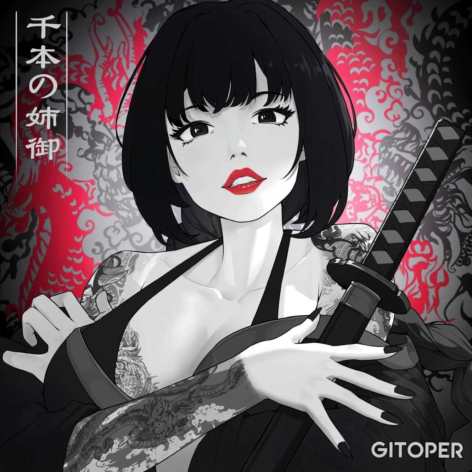 Коврики для мышки GITOPER - Setsuna / Sakura Rabbit / Senbon Royal