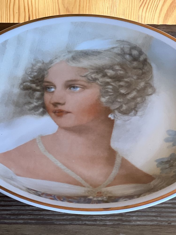 Sprzedam talerz porcelanowy z wizerunkiem Natalii Potockiej, Wawel
