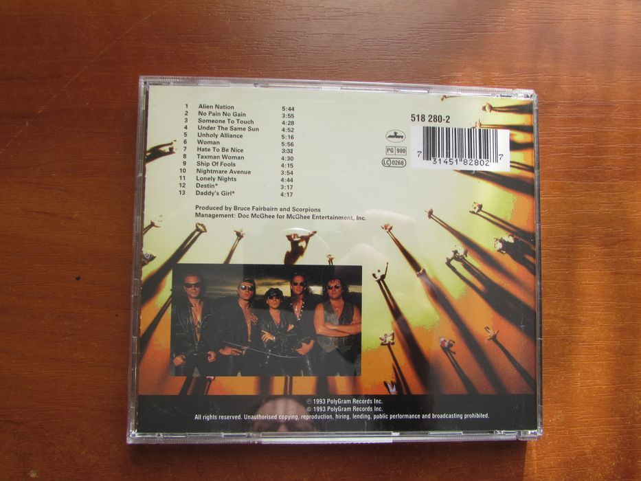 Scorpions - Face The Heat CD