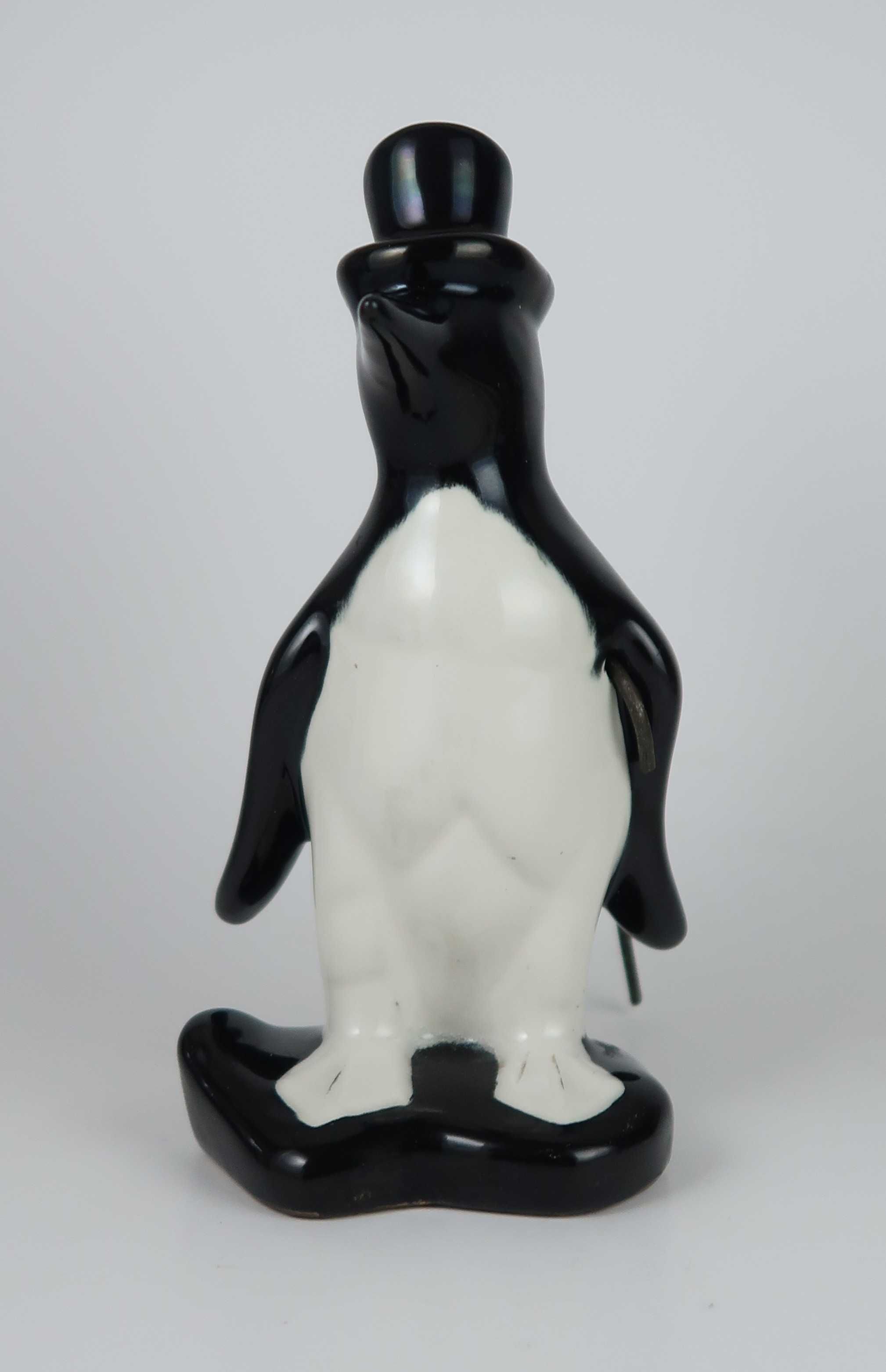 Pinguim com cartola - Art Deco