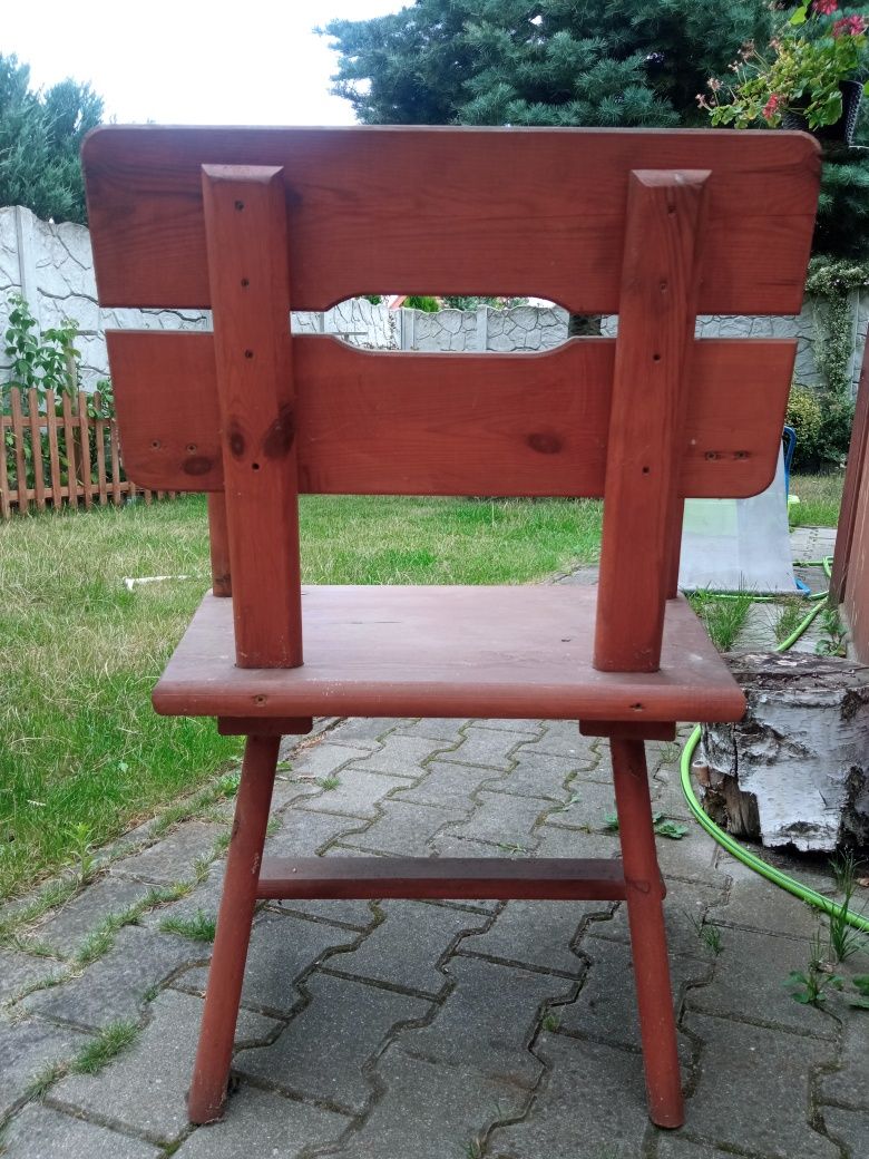 Solidne krzesła ogrodowe - 4 szt.