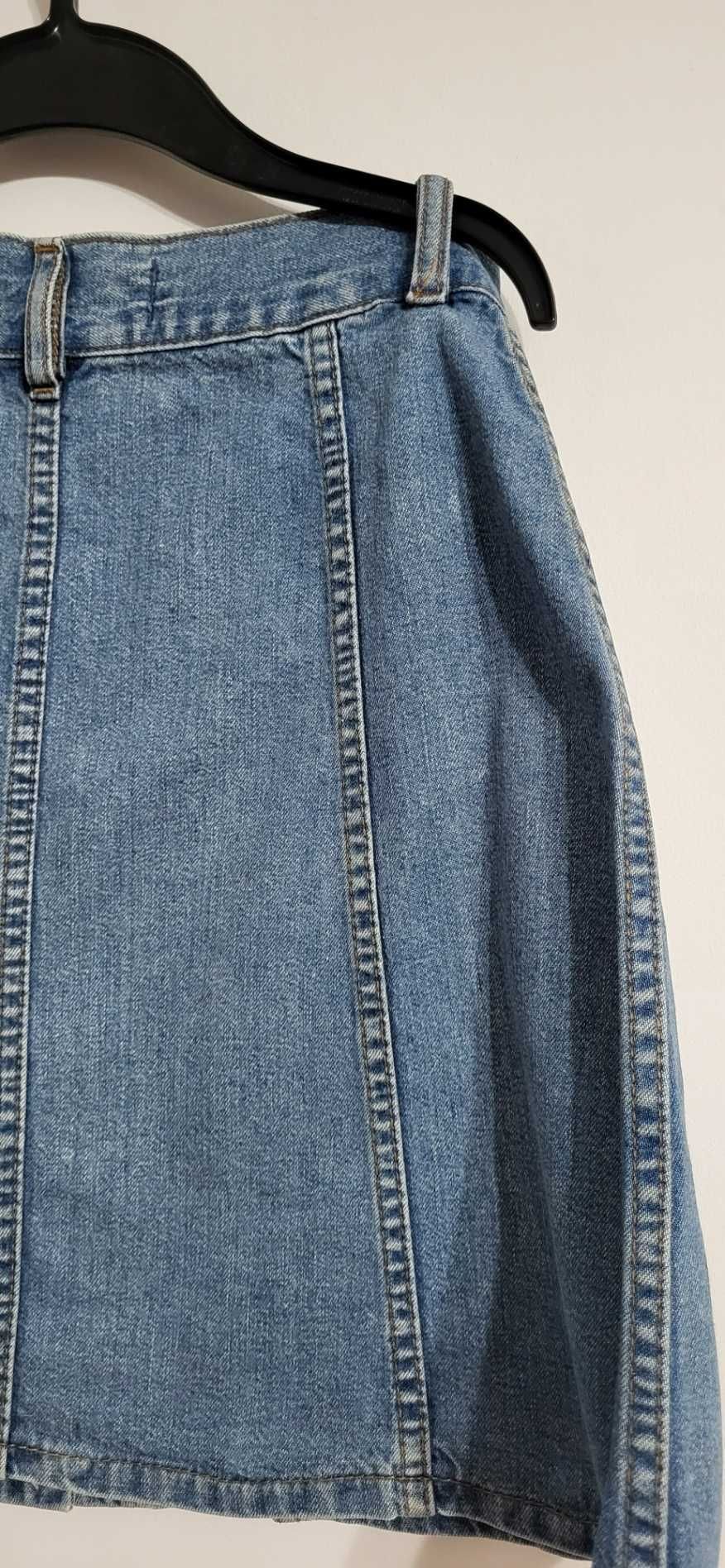 Spódnica Cross Jeans, jasny denim rozm. 40, Vintage