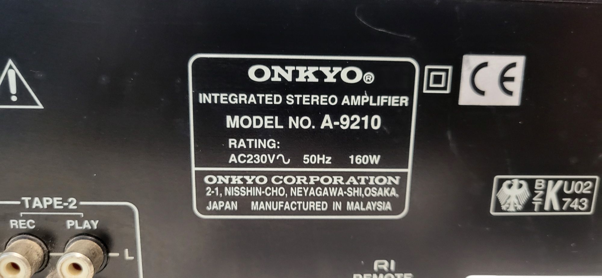 Wzmacniacz onkyo a-9210