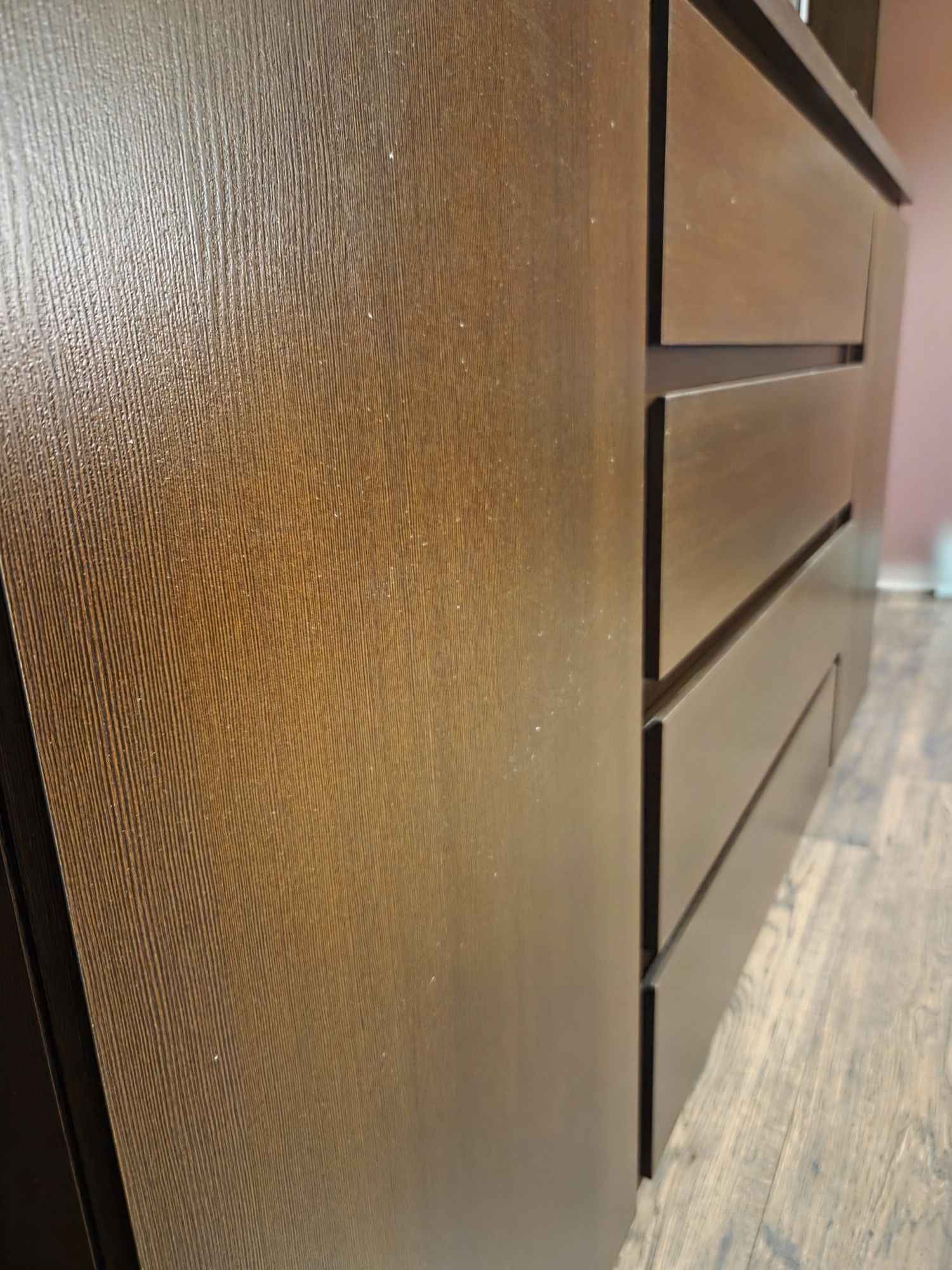 Zestaw do sypialni: Łoże z materacem 160x210, komoda, szafki nocne