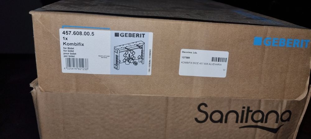 Bidé suspenso com giberit