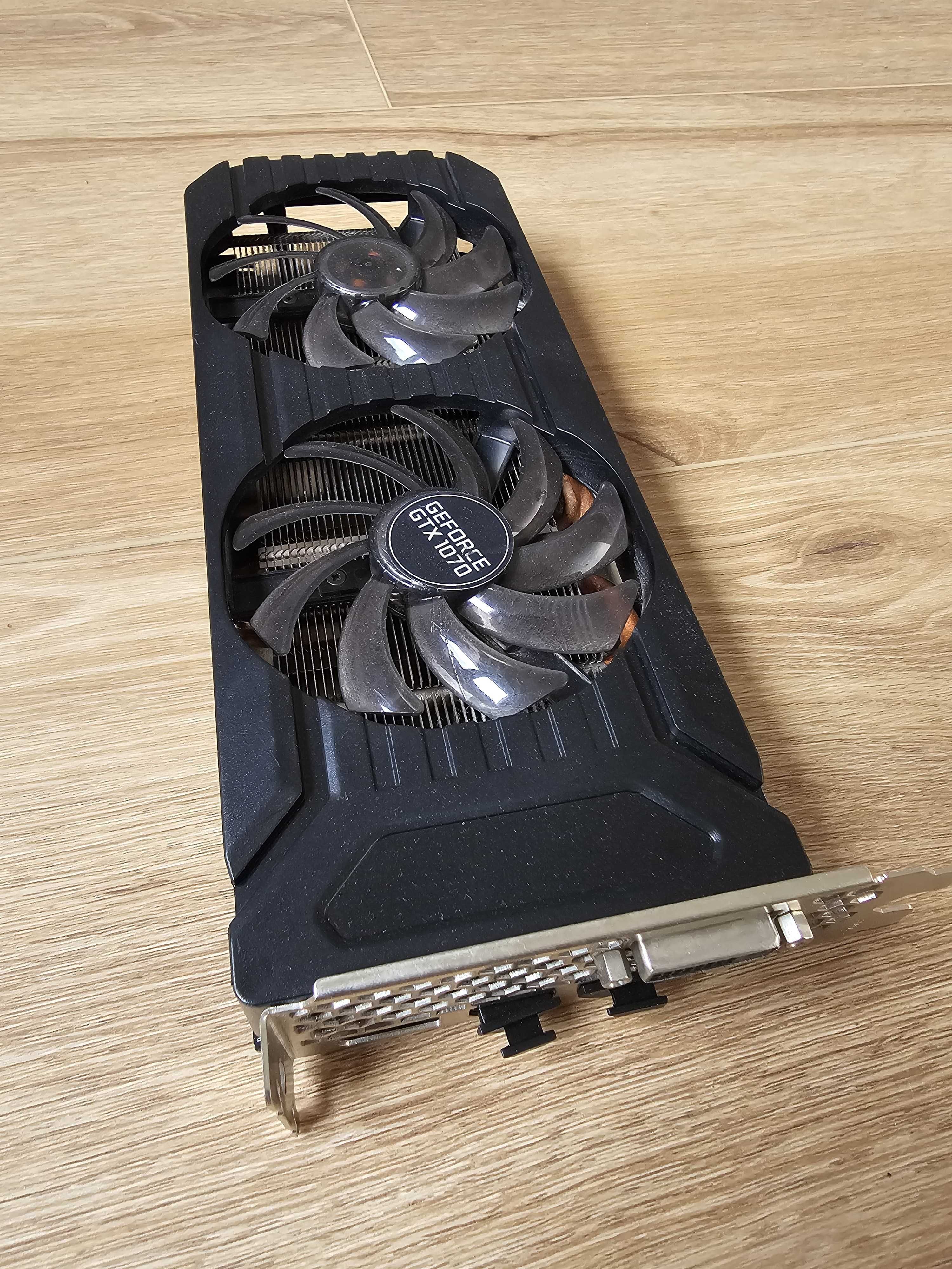 karta graficzna GTX 1070, Gigabyte Windforce (2 wentylatory)