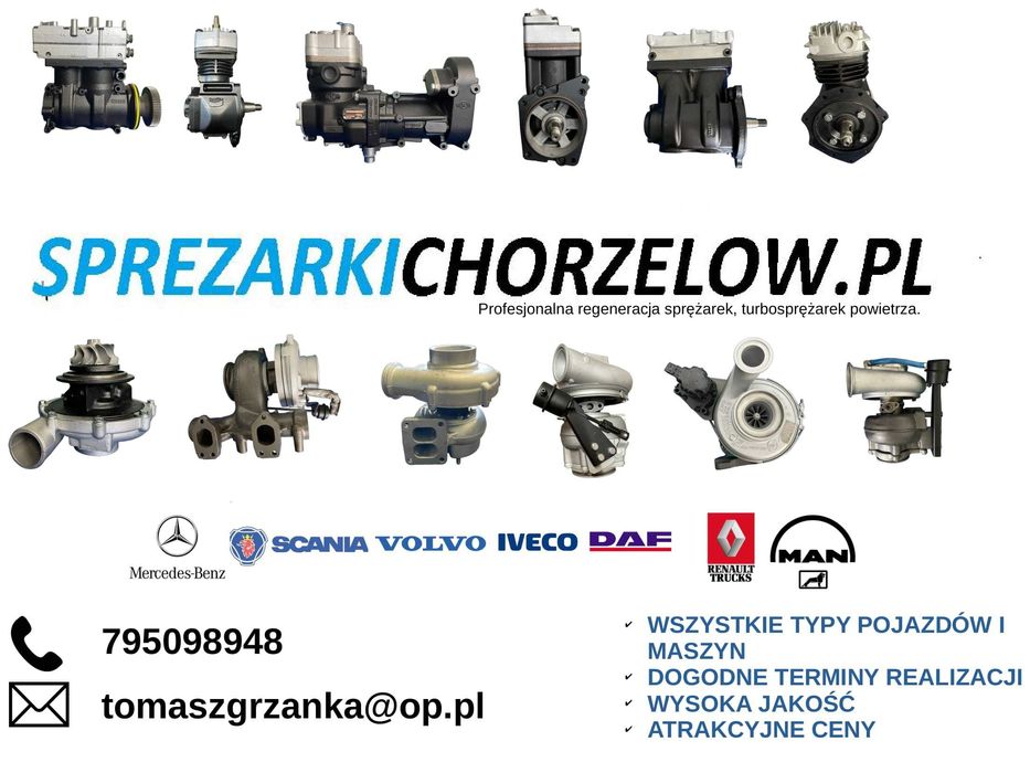 Sprężarka powietrza Wabco do MAN TGA