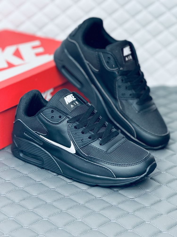 Кроссовки мужские Nike Air Max 90 black кросовки Найк 90