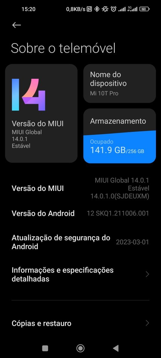 Vendo Xiaomi MI 10T Pro 8/256GB