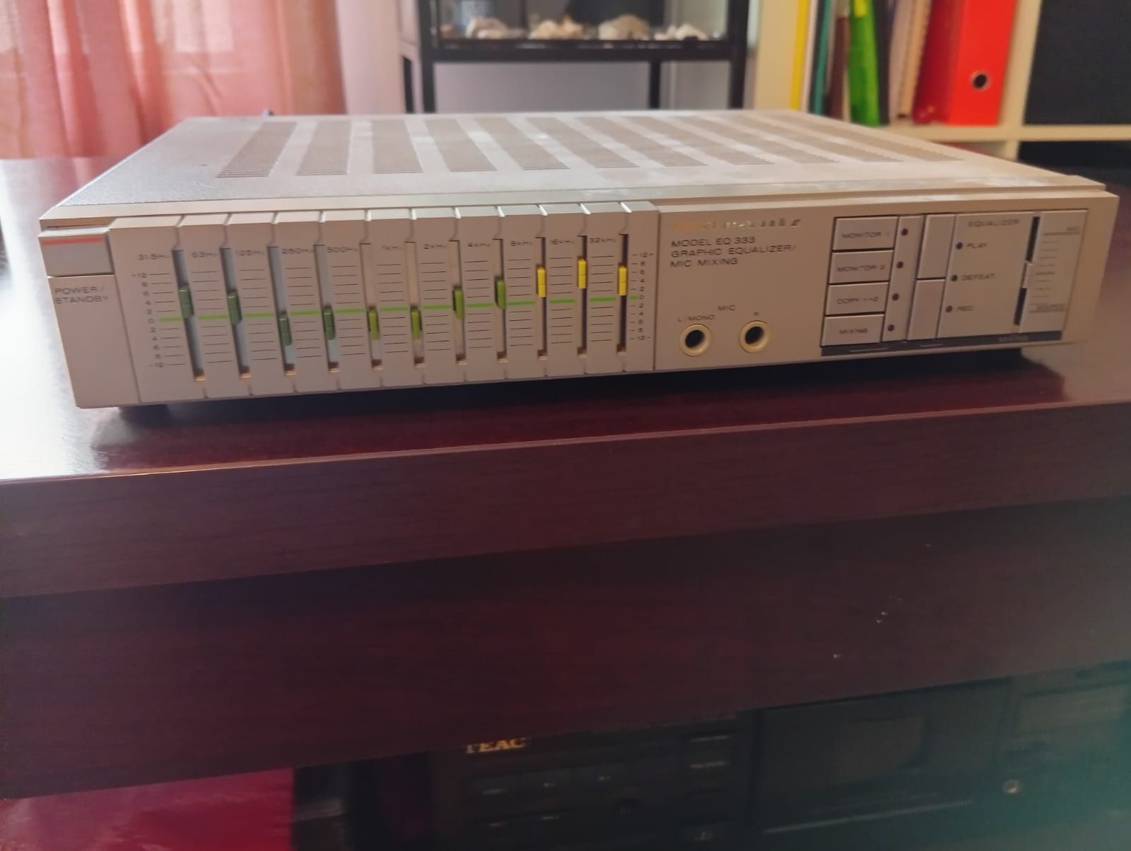 Amplificador Marantz P M 433 , equalizador EQ -333
