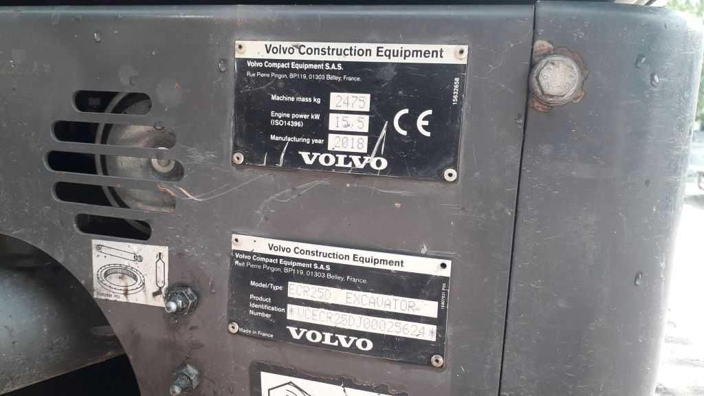 Mini koparka  VOLVO ECR 25D