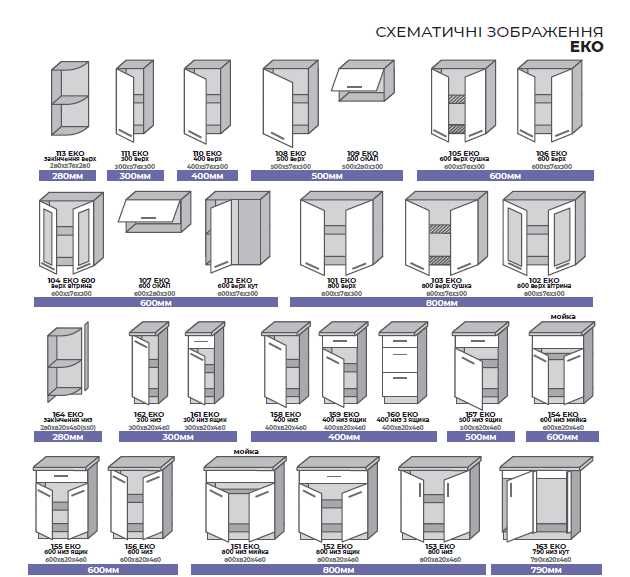 Кухня Готові кухні Тумбочки на кухню Кухня модульна В НАЯВНОСТІ