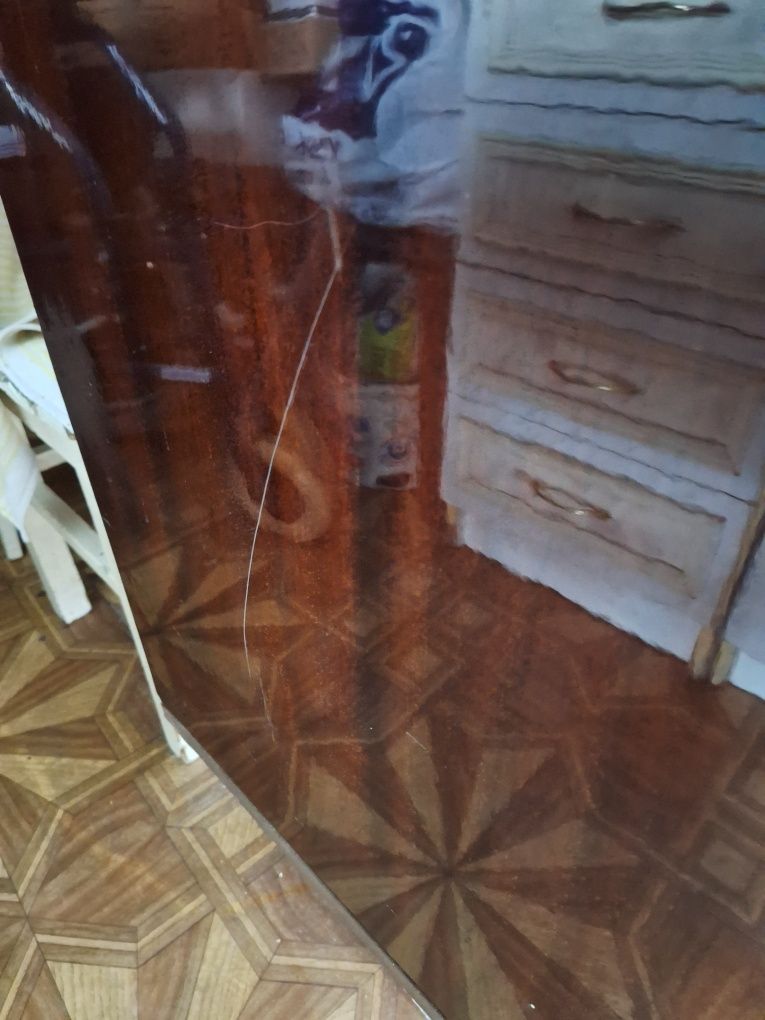 Komoda ciemny brąz na połysk z PRL