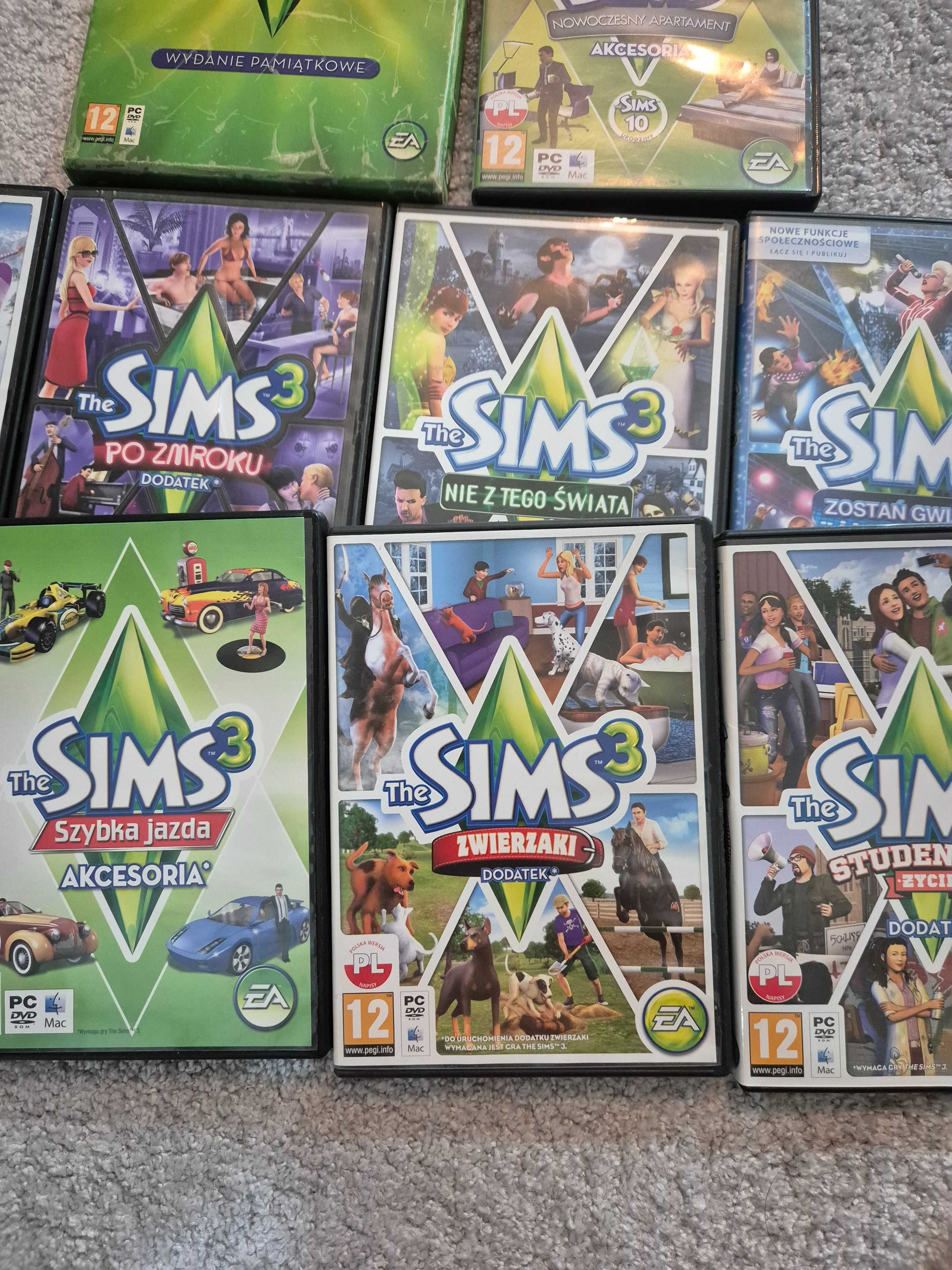 Zestaw płyt Sims3, 10szt