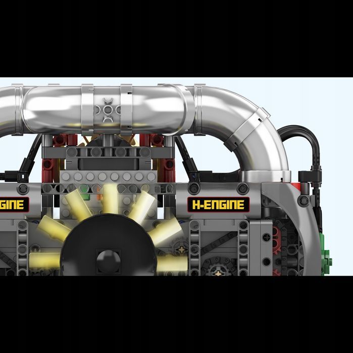 Klocki 2375 el. Flat-six boxer silnik konstrukcja Mould King 10181