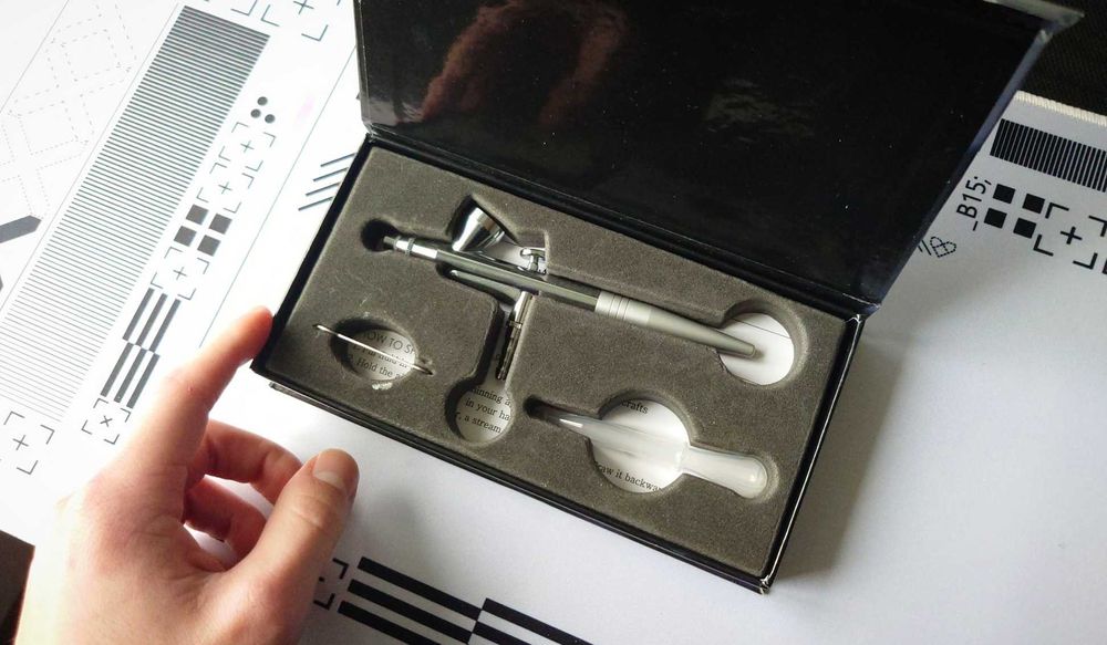 Аэрограф профессиональный, для краски авто, ткани, одежды и предметов