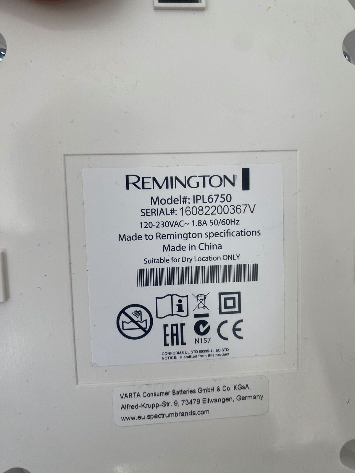 Фотоэпилятор Remington IPL 6750
