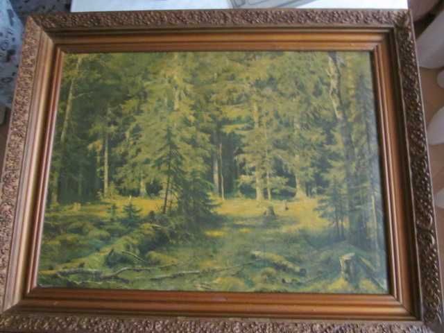 Продам красиву старовинну картину "Ліс"(1978року)З катини И.И.Шишкина