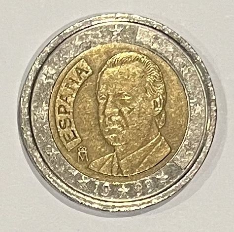 Moedas antigas de 2 euros