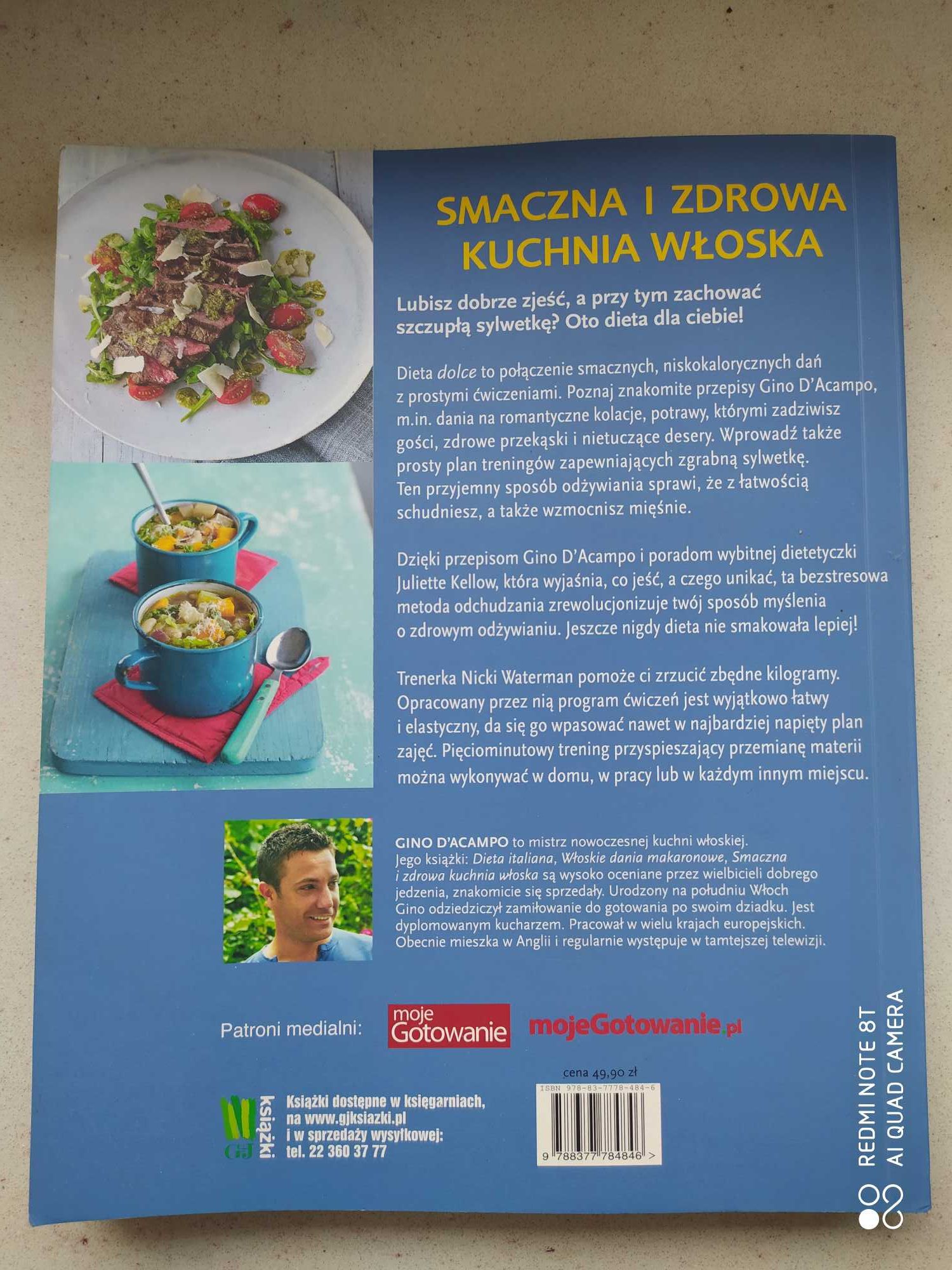 Smaczna i zdrowa kuchnia włoska. Gino Dacampo.