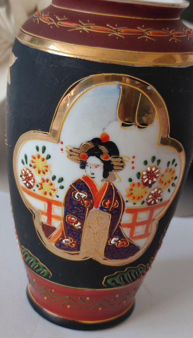 Piękna stara porcelana wazon Nippon Tokusei