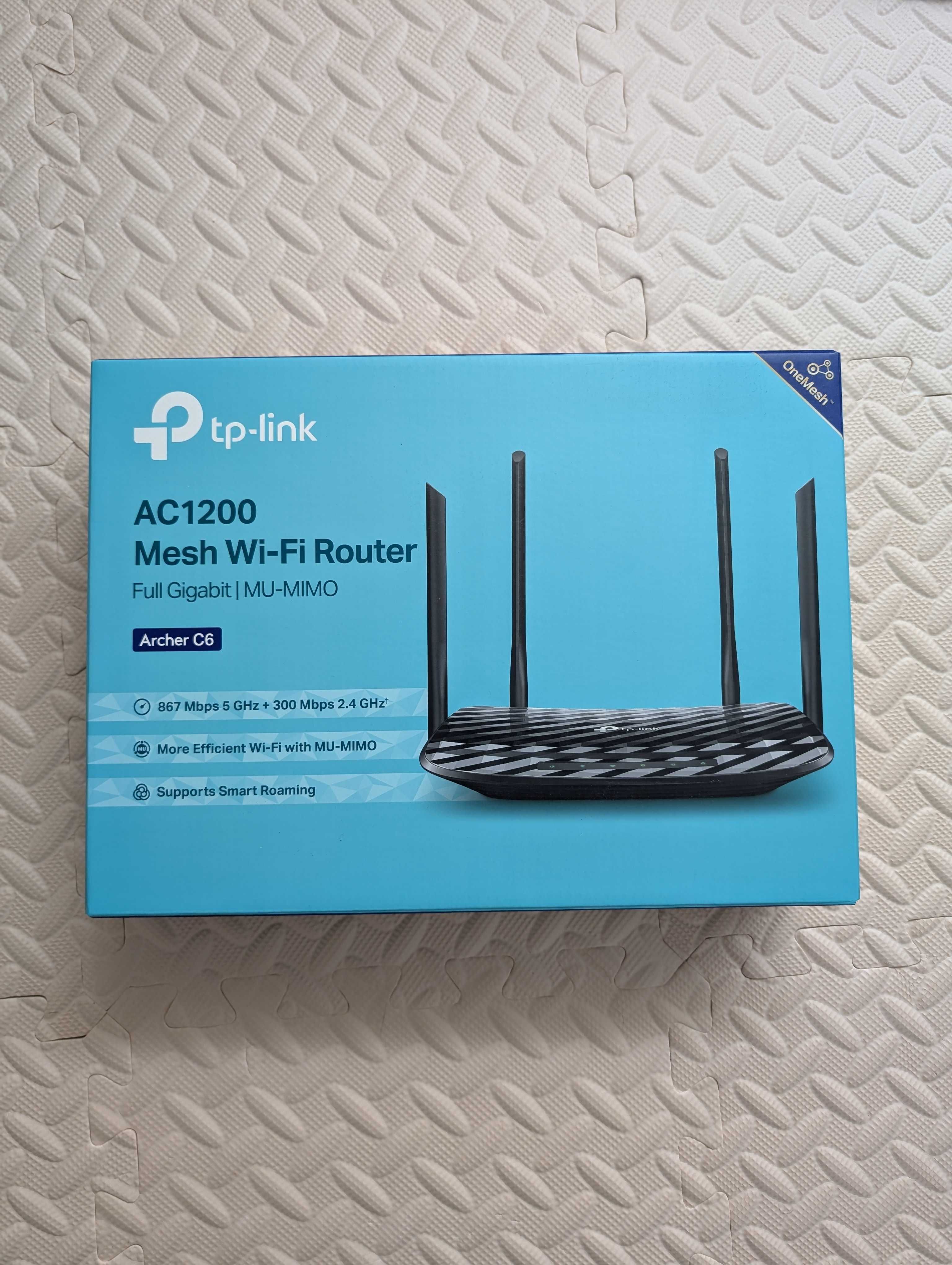Router TP-Link Archer C6 AC1200 Dual-Band WiFi 5 Gigabit