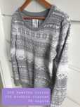Sweter w stylu nordyckim skandynawskim zimowy H&M na zimę