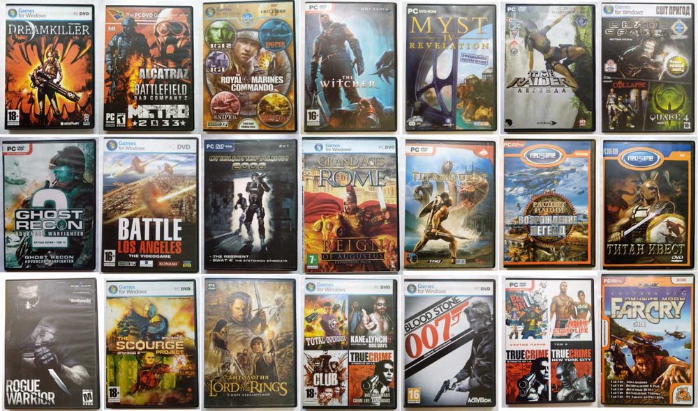 Редкие коллекционные диски для ПК