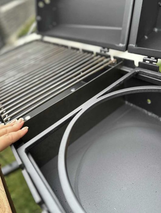 НОВИНКА / Мангал з кришкою метал 5 мм ПОСИЛЕНИЙ