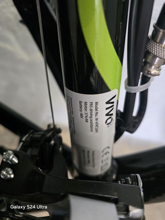 Bicicleta eléctrica nova sem bateria