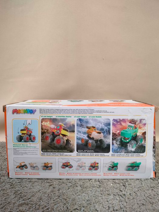 Autko Monster Trucks zestaw 3 pojazdy