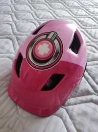 Capacete bicicleta menina rosa