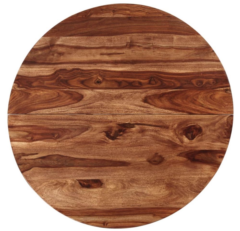 Mesa de jantar em madeira de sheesham maciça 120x77 cm