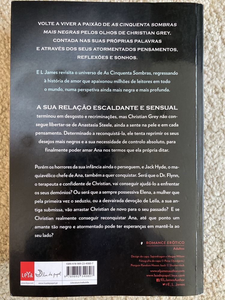 Vendo livro Mais Negro, de EL James